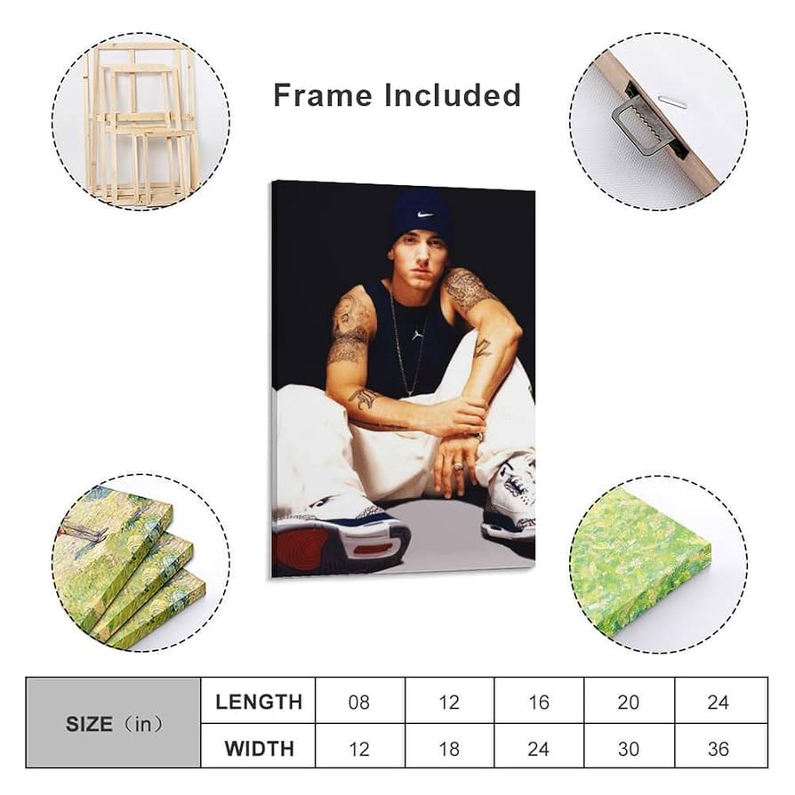 Amazon.co.jp: Eminem エミネム有名ラッパーの 画像写真 アート